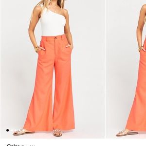 Show me your mumu coral pants Small